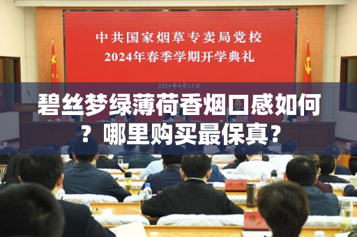 碧丝梦绿薄荷香烟口感如何？哪里购买最保真？